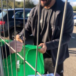 Liverpool FC  Champions League Green Goalkeepers Football Shirt Signed by Alisson Becker, Professionally Framed - Image 2