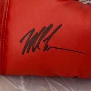 Mike Tyson Signed Red Everlast Boxing Glove with Light Up Display - Image 4