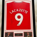 Framed Liverpool away shirt signed by Fabinho