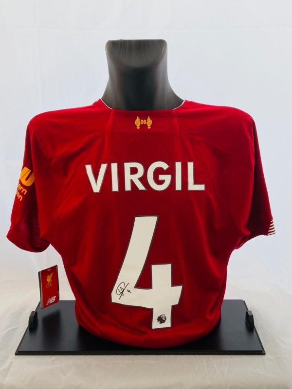 Liverpool home 2018/19 shirt signed by Virgil Van Dijk