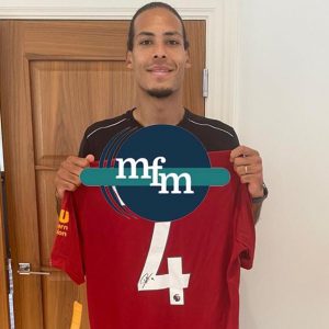 Liverpool home 2018/19 shirt signed by Virgil Van Dijk