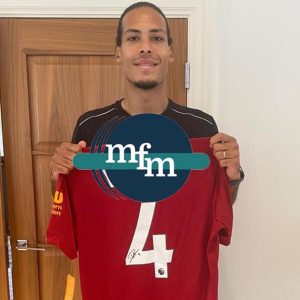 Liverpool home 2018/19 shirt signed by Virgil Van Dijk