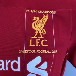 Liverpool Premier League Champions Embroidered 2018/19 0n front of shirt signed by Jürgen Klopp - Image 3