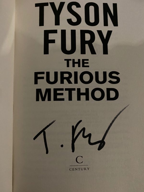 Autobiography ‘The Furious Method’  Signed by Tyson Fury. Brand New, Unread