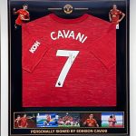 Manchester Utd shirt signed by Bruno Fernandes , Professionally framed