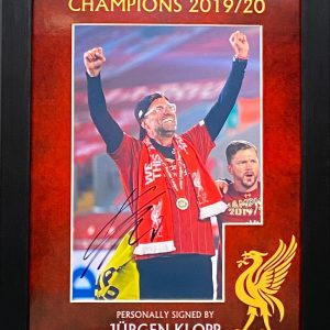 Liverpool Jurgen Klopp Signed Framed Celebration Of Premier League Winners  by The Normal one