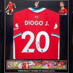 Liverpool Montage Celebrations Of League and Cup Wins Signed Framed by Jurgen Klopp The Normal One