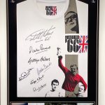 World Cup 1966 Replica Tracksuit Top Signed by the Goal Scorers, Geoff Hurst & Martin Peters)