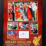 Manchester Utd Home shirt signed by Bruno Fernandes , Professionally framed