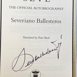“Seve” Ballesteros montage  display personally signed by Seve - Image 2
