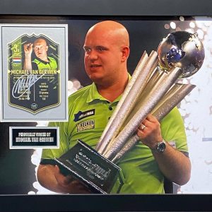 Michael Van Gerwen Signed and Professionally Framed Darts Montage - Image 3