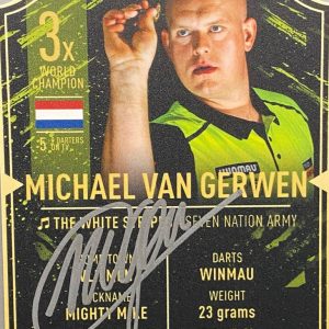 Michael Van Gerwen Signed and Professionally Framed Darts Montage - Image 4
