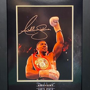 Anthony Joshua Signed A3 Action Photo Prints framed - Image 3