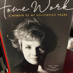 Julie Andrews signed book home work