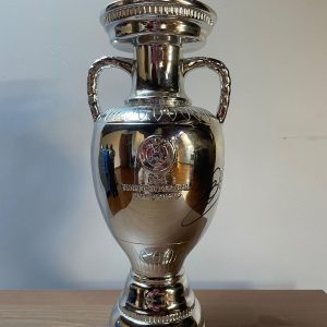 UEFA EURO 2020  replica trophy signed by Winning Italian Captain GIORGIO CHIELLINI With Photo Proof