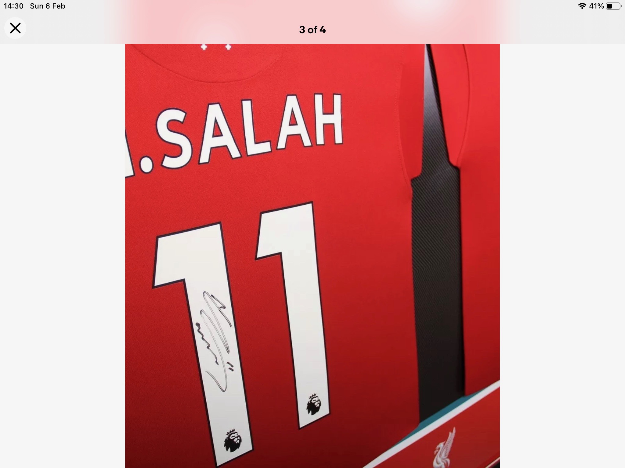 Liverpool Football Shirts Signed by Mohamed Salah, & Firmino 20/21 Dual  Professionally Framed