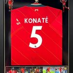 Signed Montage by Thiago (Liverpool FC) Professionally Framed