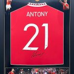 Professionally Framed Liverpool home shirt signed by Jürgen Klopp FA Cup Montage