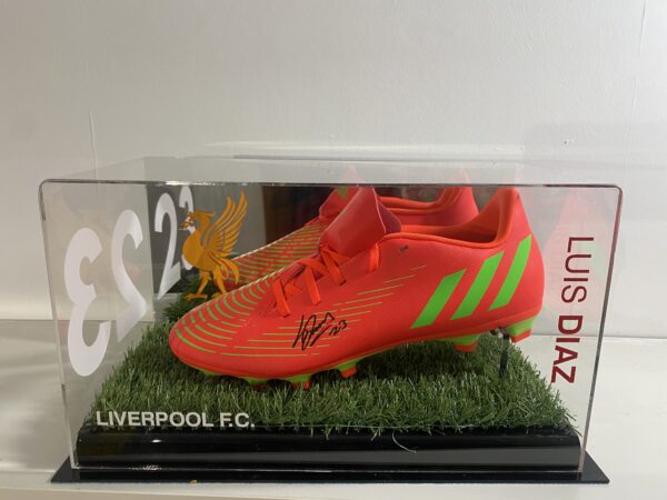 Luis Diaz , Signed Football Boot In Display Case