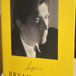 Bryan Ferry Signed Hardback Book Lyrics 1st Edition