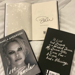 Pamela Anderson Signed First Edition Book Love Pamela