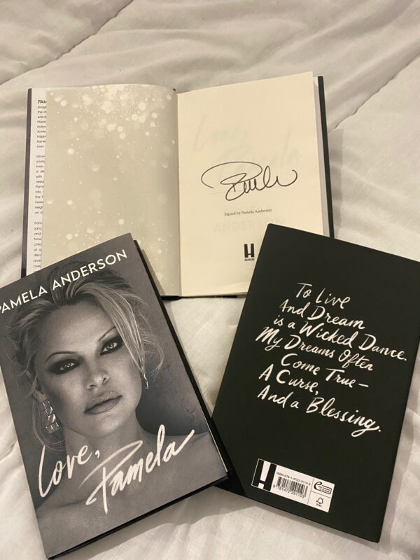 Pamela Anderson Signed First Edition Book Love Pamela