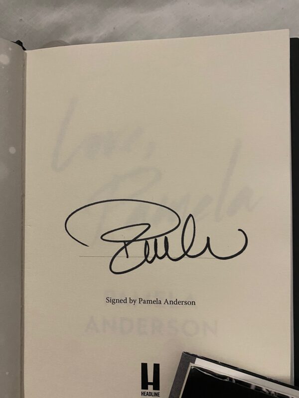 Pamela Anderson Signed First Edition Book Love Pamela