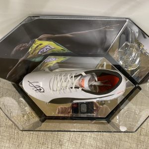 Usain Bolt Running Shoe Signed in Display Case - Image 2