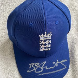 Ben Stokes, England  Captain Signed Blue England Cap