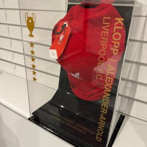 Red Liverpool Cap Personally Signed by Jurgen Klopp & Trent Alexander in Display Case - Image 2