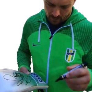 Oleksandr Usyk Undisputed Signed Silver  Boxing Glove In Display Case - Image 4