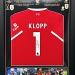 Rangers Art Photo Framed personally signed by Paul Gascoigne