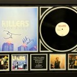 Rod Stewart personally signed record montage ( See Photos )