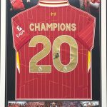 Rangers Art Photo Framed personally signed by Paul Gascoigne