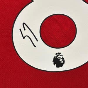 Liverpool FC home shirt signed by Szoboszlai, professionally framed - Image 2